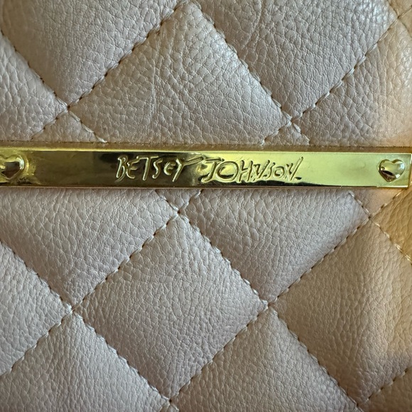 Betsey Johnson Quilted Backpack with Bows - Picture 2 of 8